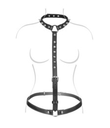 Harnais buste avec pointes picots Fetish Tentation - CC570410